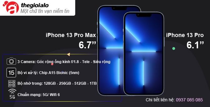 iPhone 13 Pro, Pro Max