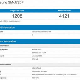 Samsung Galaxy J8 (2018) lộ diện chạy vi xử lý Exynos 7885