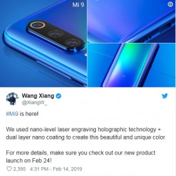 Xiaomi Mi 9 chính thức xuất hiện