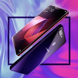 Lộ ảnh Oppo R15 có tai thỏ nhỏ hơn nhiều so với iPhone X