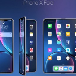 iPhone gập lại siêu đẹp lấy cảm hứng thiết kế từ Galaxy Fold