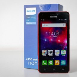 Philips V377 có pin 5.000 mAh, 3 ngày sử dụng