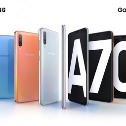 Samsung Galaxy A70: Màn hình lớn, camera selfie chất