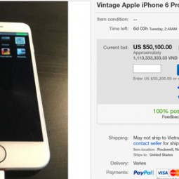 iPhone 6 bản thử nghiệm được trả giá hơn một tỷ đồng