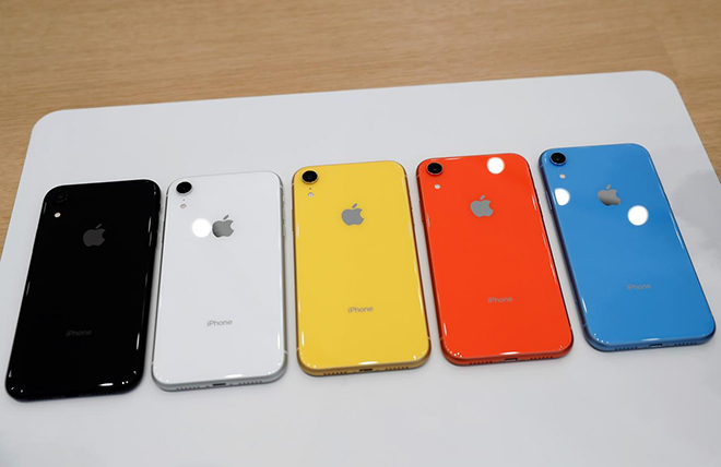 iPhone XR vẫn sẽ có 6 màu cho người dùng lựa chọn