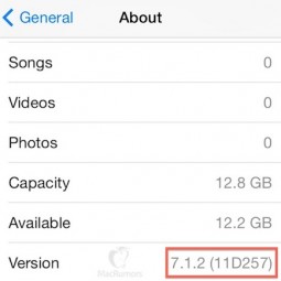 iOS 7.1.2 sẽ ra mắt trong tuần này 