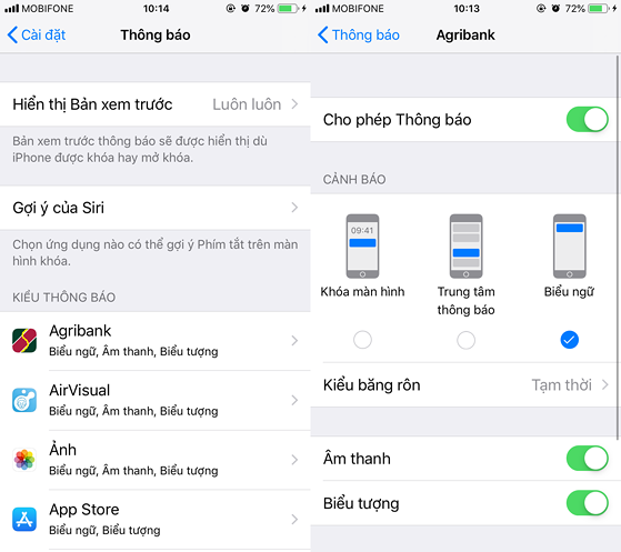 Cách Tắt Hiển Thị Tin Nhắn Khi Khóa Màn Hình Đối Với Iphone