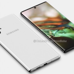 Galaxy Note 10 có viền màn hình dày hơn iPhone