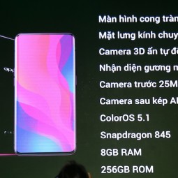 Oppo Find X với camera ẩn tự động chính thức về Việt Nam