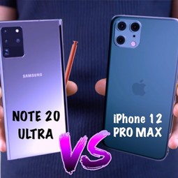 So sánh concept Galaxy Note 20 Ultra và iPhone 12 Pro Max