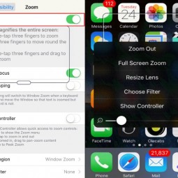Chức năng zoom trong iPhone, iPad chạy iOS