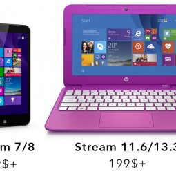 HP ra mắt 2 laptop và 2 tablet dòng Stream giá rẻ chạy Windows, giá từ 199$ và 99$