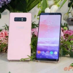 Galaxy Note 8 màu hồng đầy nữ tính ra mắt