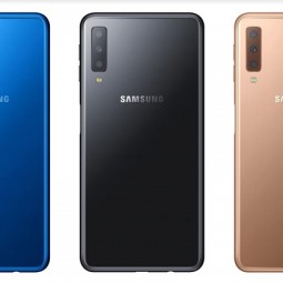 Galaxy A7 đã có mặt tại Việt Nam, tích hợp 3 camera mặt sau