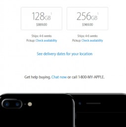 iPhone 7 Plus Jet Black vẫn bị khan hàng