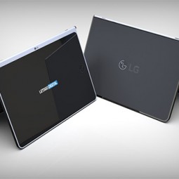 LG nghiên cứu tablet màn hình không viền