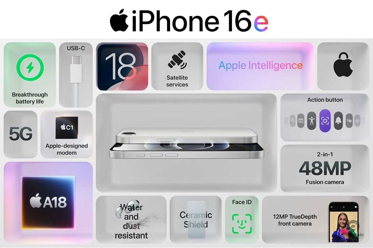 iPhone 16e được trang bị chip A18 và RAM 8 GB