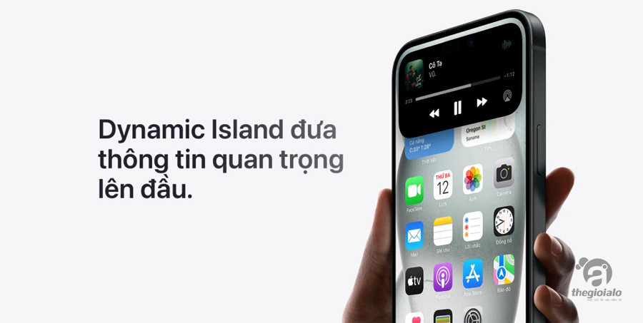 Dynamic Island iphone 15